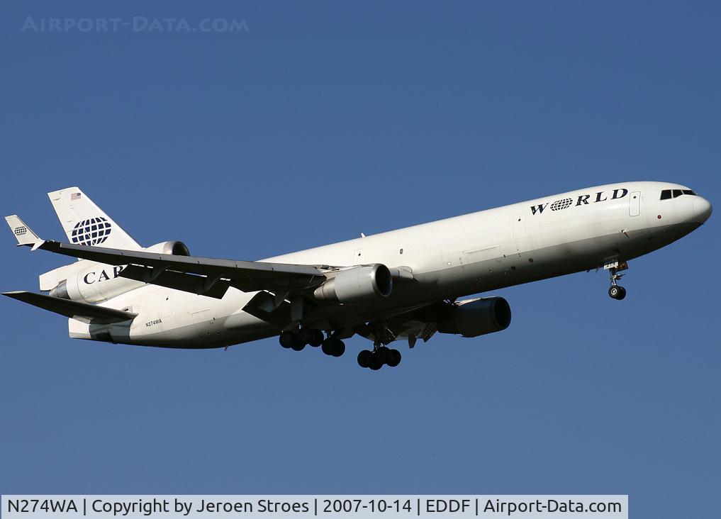 N274WA, 1994 McDonnell Douglas MD-11F C/N 48633, .