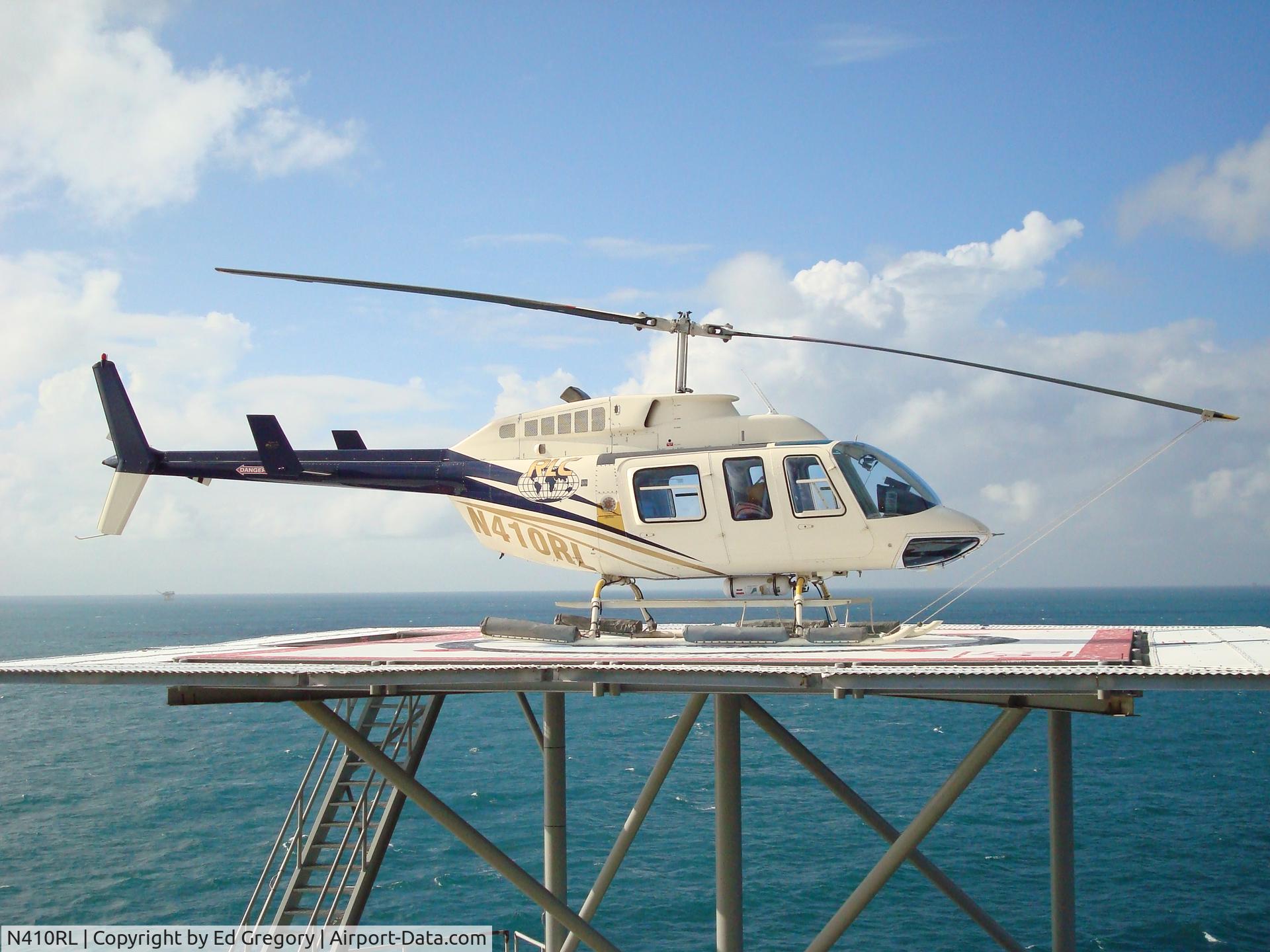 N410RL, Bell 206L-4 LongRanger IV LongRanger C/N 52310, RLC 410RL at West Delta 117H