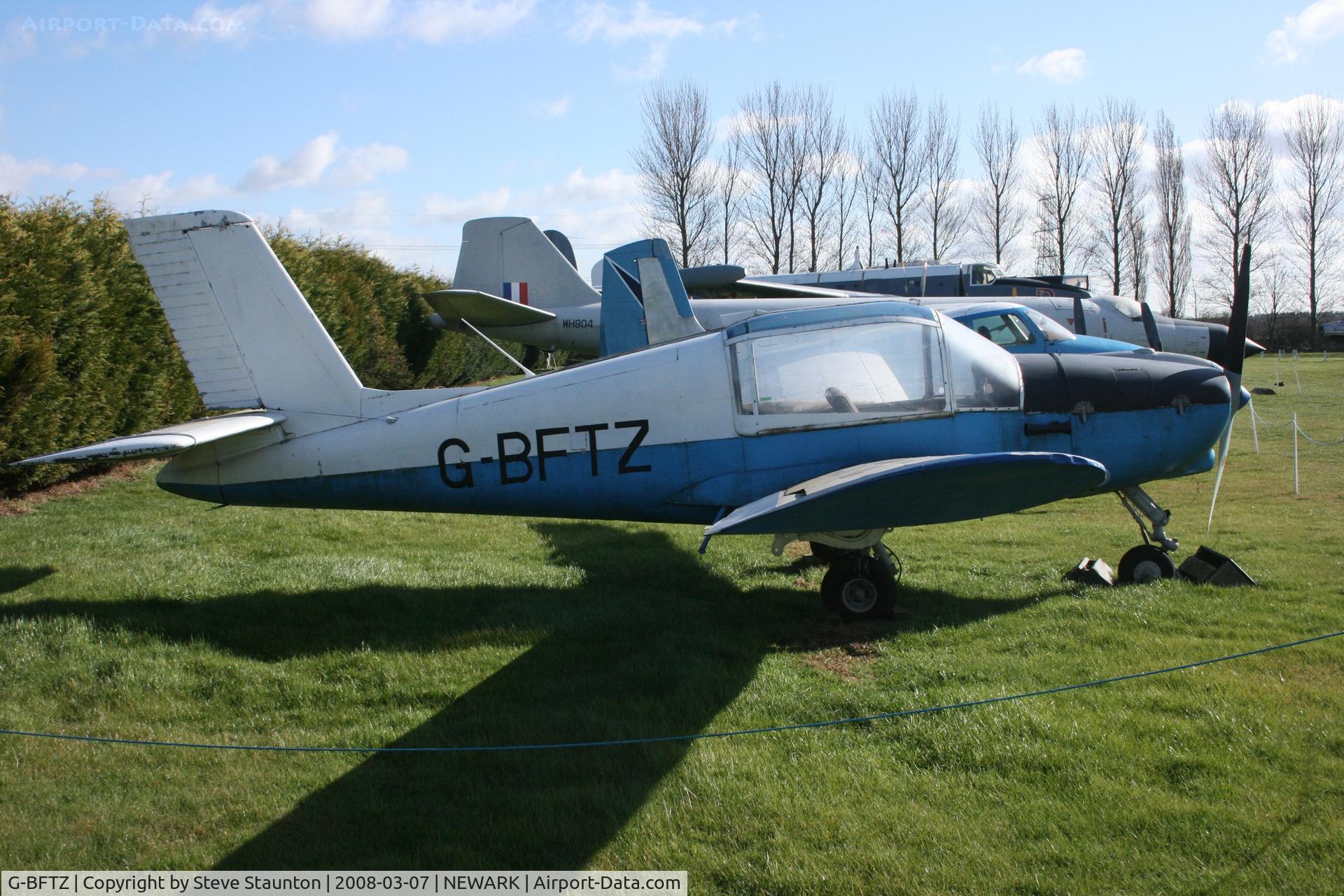 G-BFTZ, 1968 Socata MS-880B Rallye Club C/N 1269, Newark Air Museum, March 2008