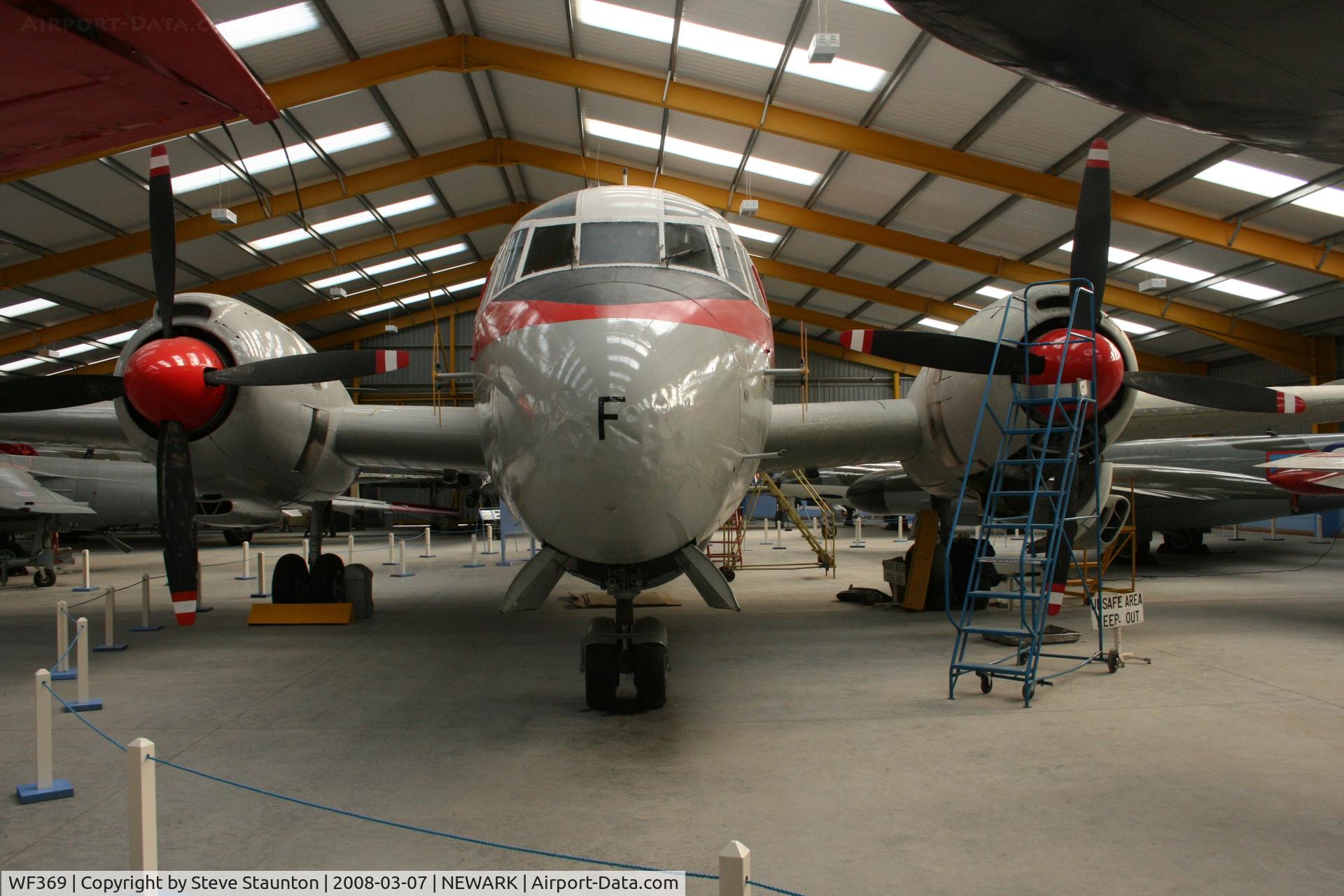 WF369, Vickers Varsity T.1 C/N 528, Newark Air Museum, March 2008