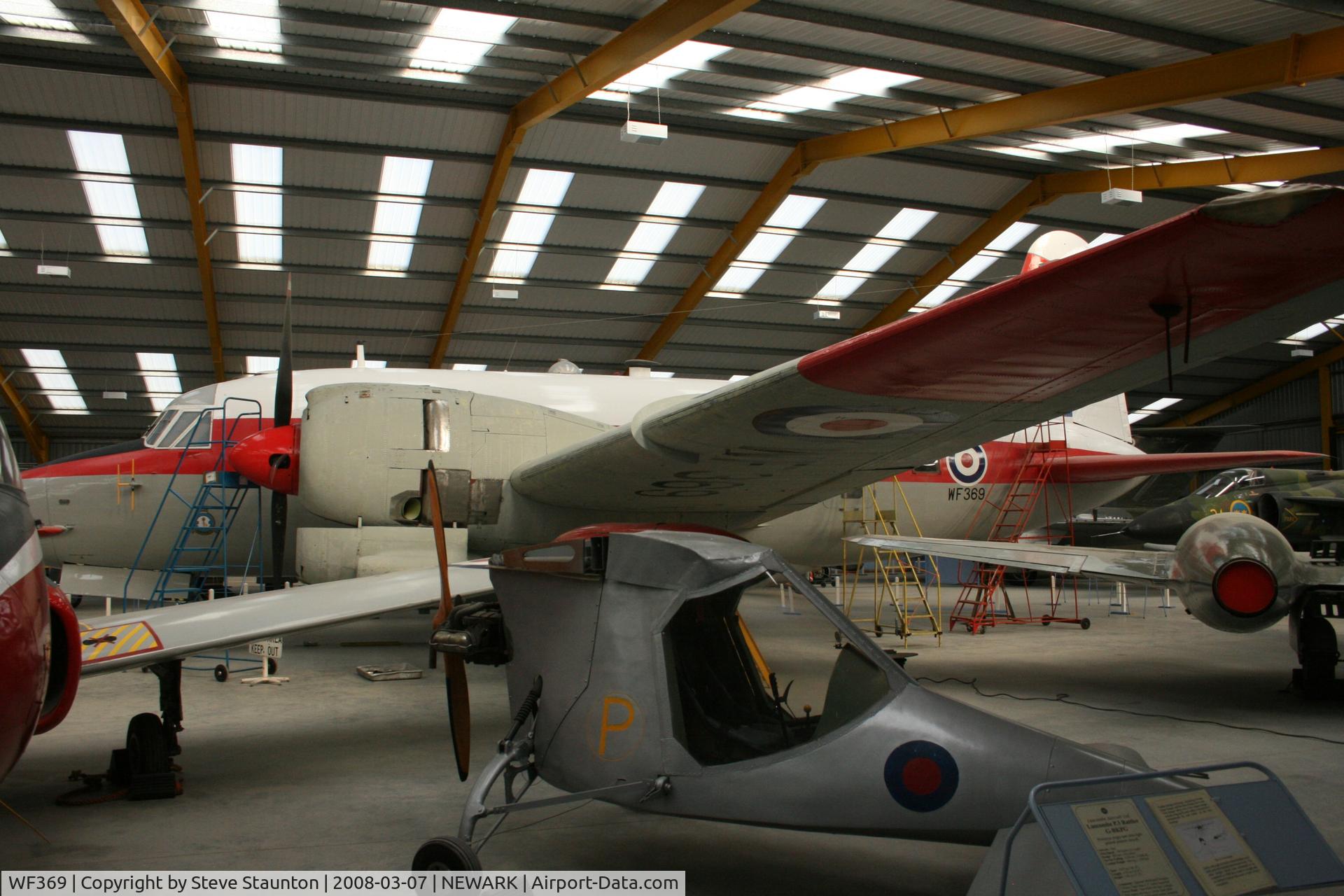 WF369, Vickers Varsity T.1 C/N 528, Newark Air Museum, March 2008