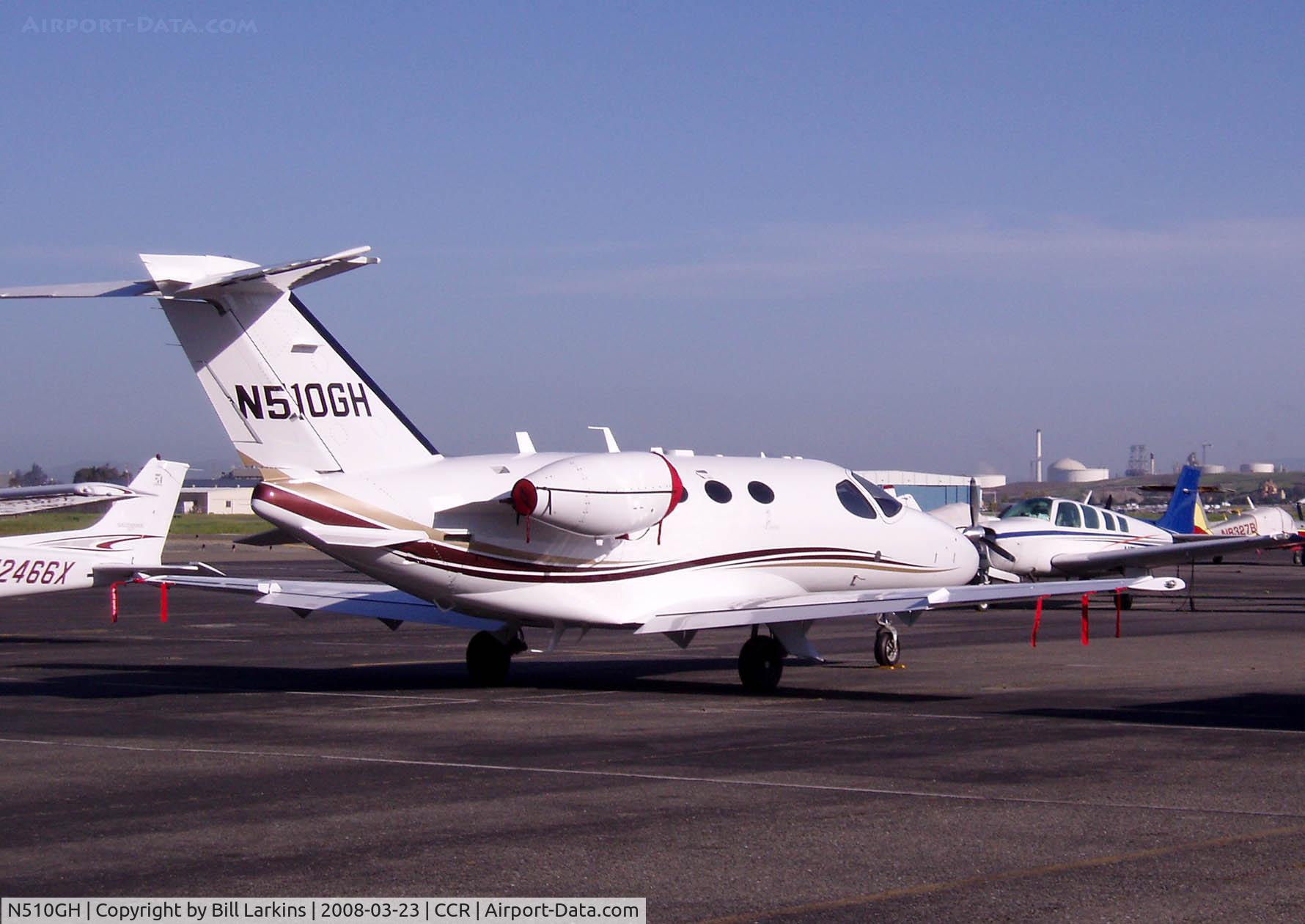 N510GH, 2007 Cessna 510 Citation Mustang Citation Mustang C/N 510-0036, 9:15am morning sun