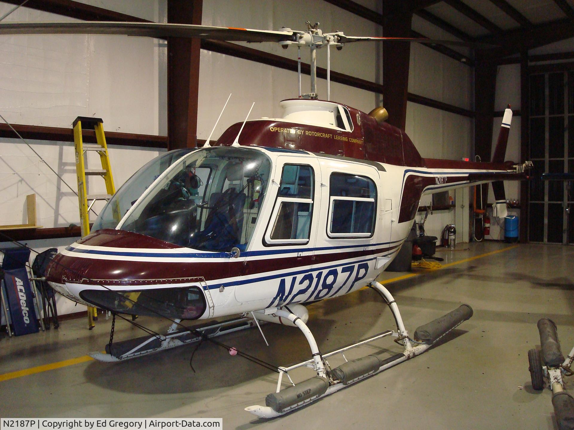 N2187P, 1981 Bell 206B JetRanger III C/N 3499, 87P at Rotorcraft Galliano