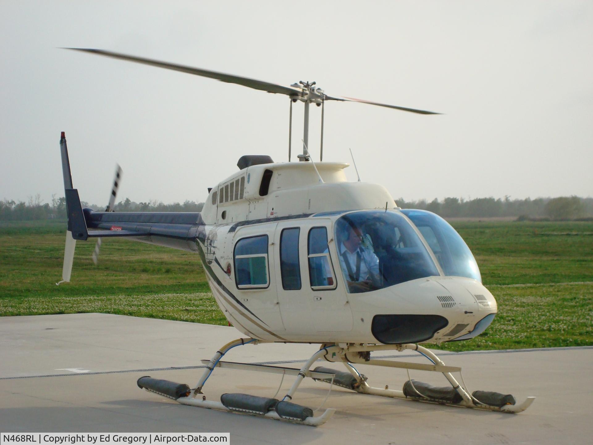 N468RL, 1985 Bell 206L-3 LongRanger III C/N 51155, 8RL at Rotorcraft Galliano, LA