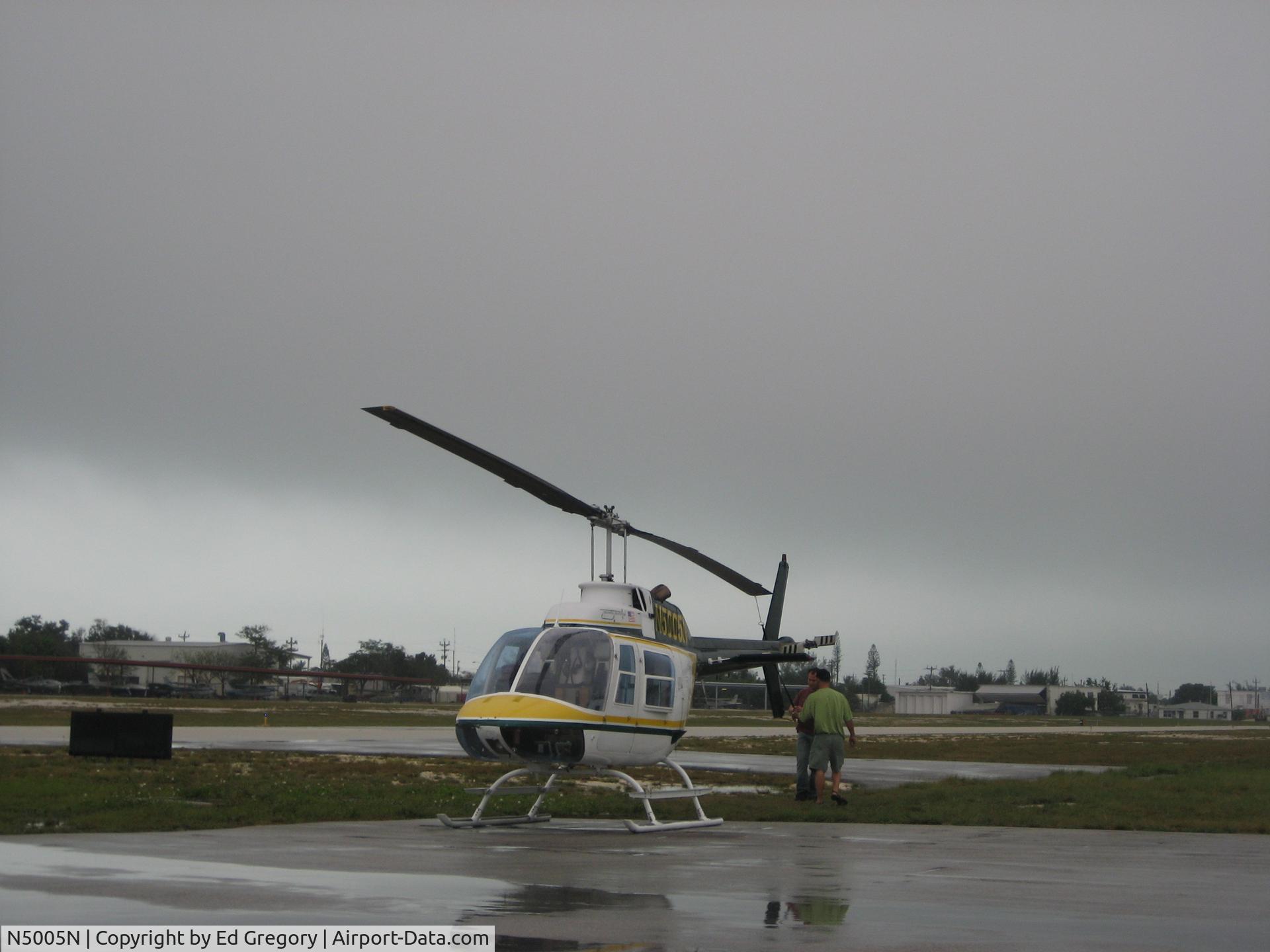 N5005N, 1976 Bell 206B C/N 1931, 5N in the keys