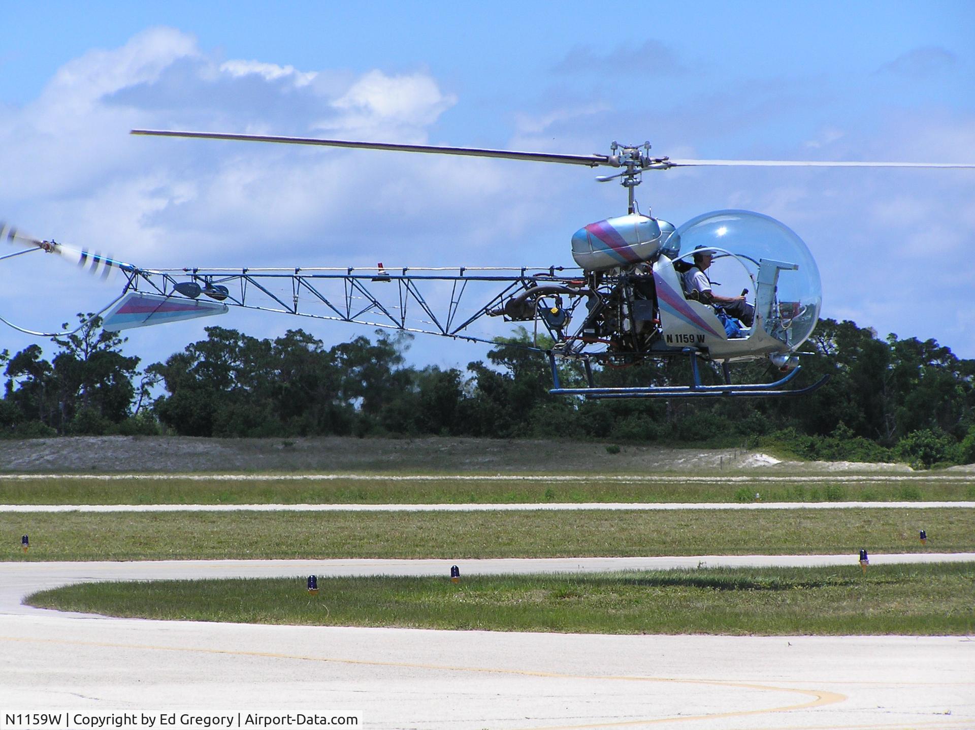 N1159W, 1964 Bell 47G-3B-1 Sioux C/N 2941, 59W in Lantana, FL