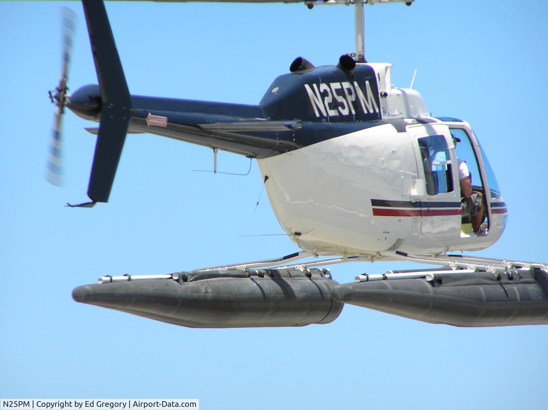 N25PM, 1975 Bell 206B JetRanger III C/N 1839, PM in Lantana, FL