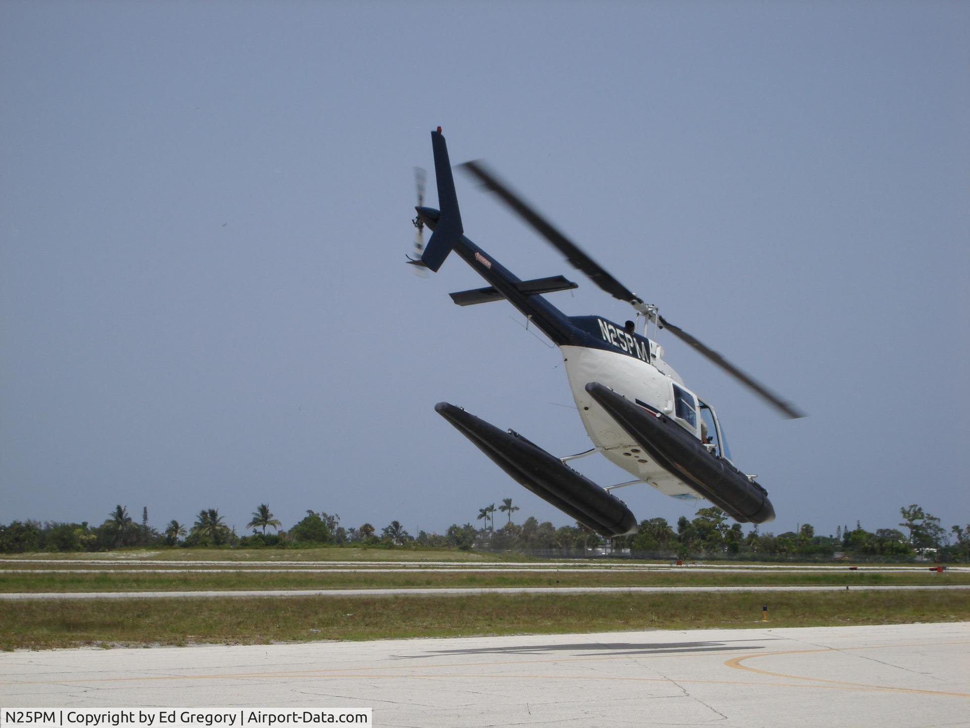 N25PM, 1975 Bell 206B JetRanger III C/N 1839, PM Lantana FL
