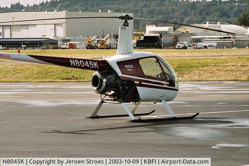 N8045K, 1989 Robinson R22 Beta C/N 1141, .