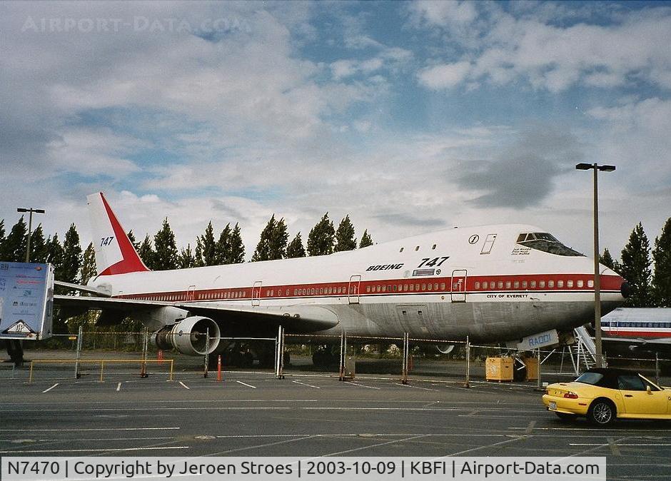 N7470, 1969 Boeing 747-121 C/N 20235, Prototype