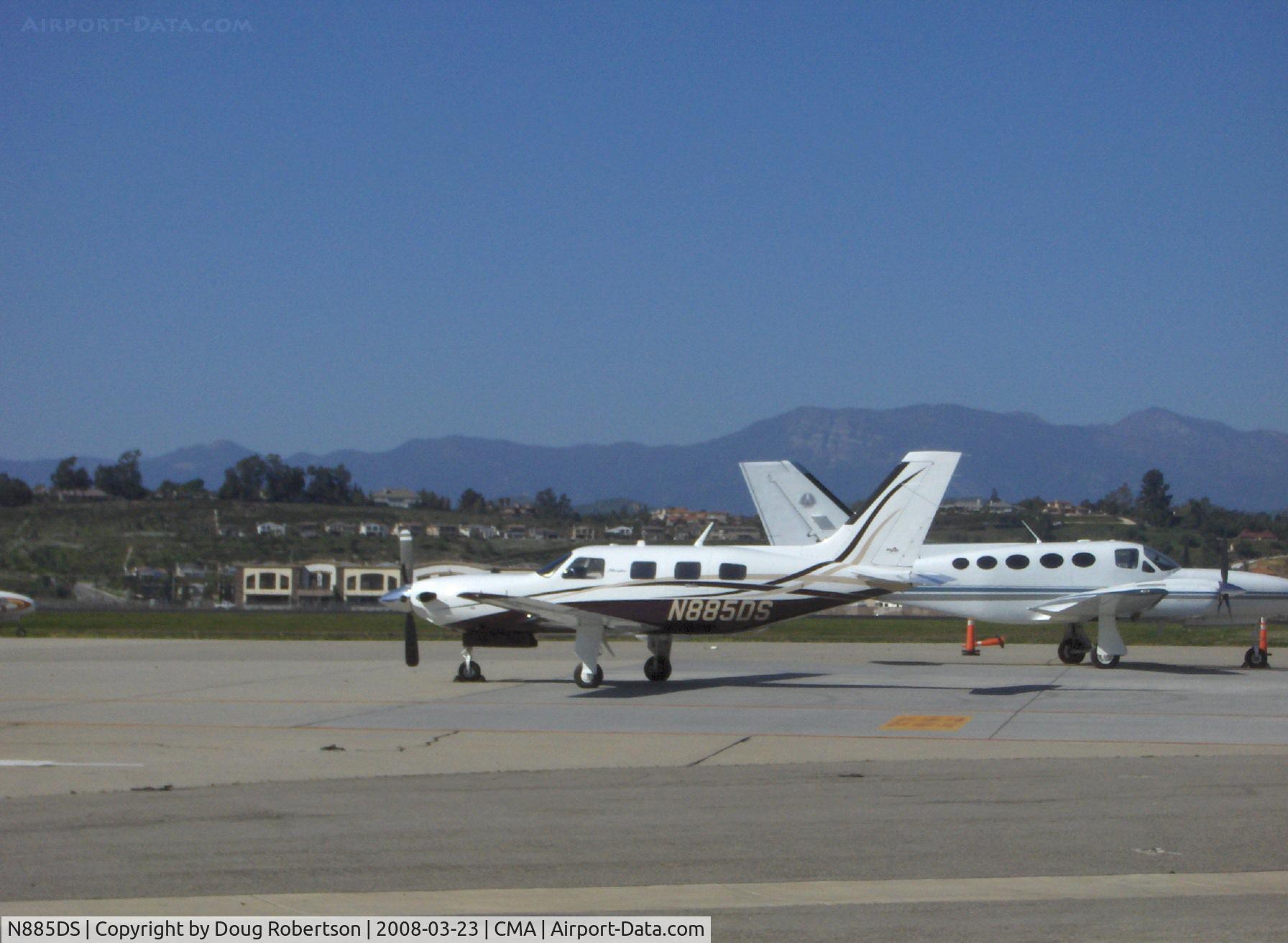 N885DS, 2007 Piper PA-46-500TP C/N 4697290, 2007 Piper PA-46-500TP MALIBU MERIDIAN, P&W(C) PT6A-42A turboprop 1,209 shp flat rated to 500 shp continuous, 4 blade CS reversible pitch prop