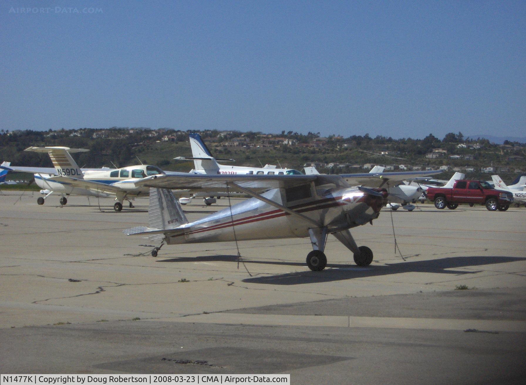 N1477K, 1946 Luscombe 8A C/N 4204, 1946 Luscombe 8A, Continental A&C65 65 Hp