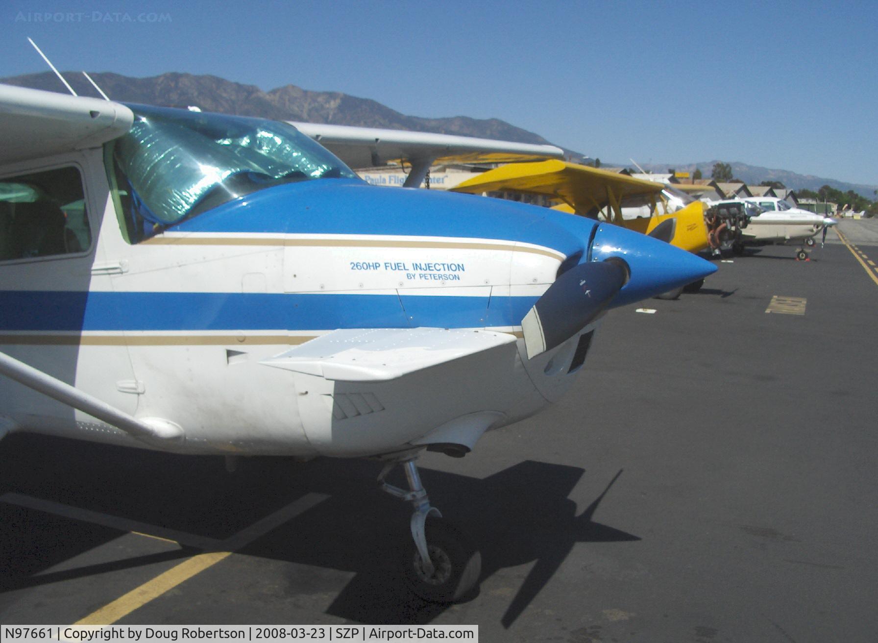 N97661, 1979 Cessna 182Q Skylane C/N 18267162, 1979 Cessna 182Q SKYLANE II, (I)O-470-U modified with fuel injection, 260 SE/STOL Canards mod, note forward canards