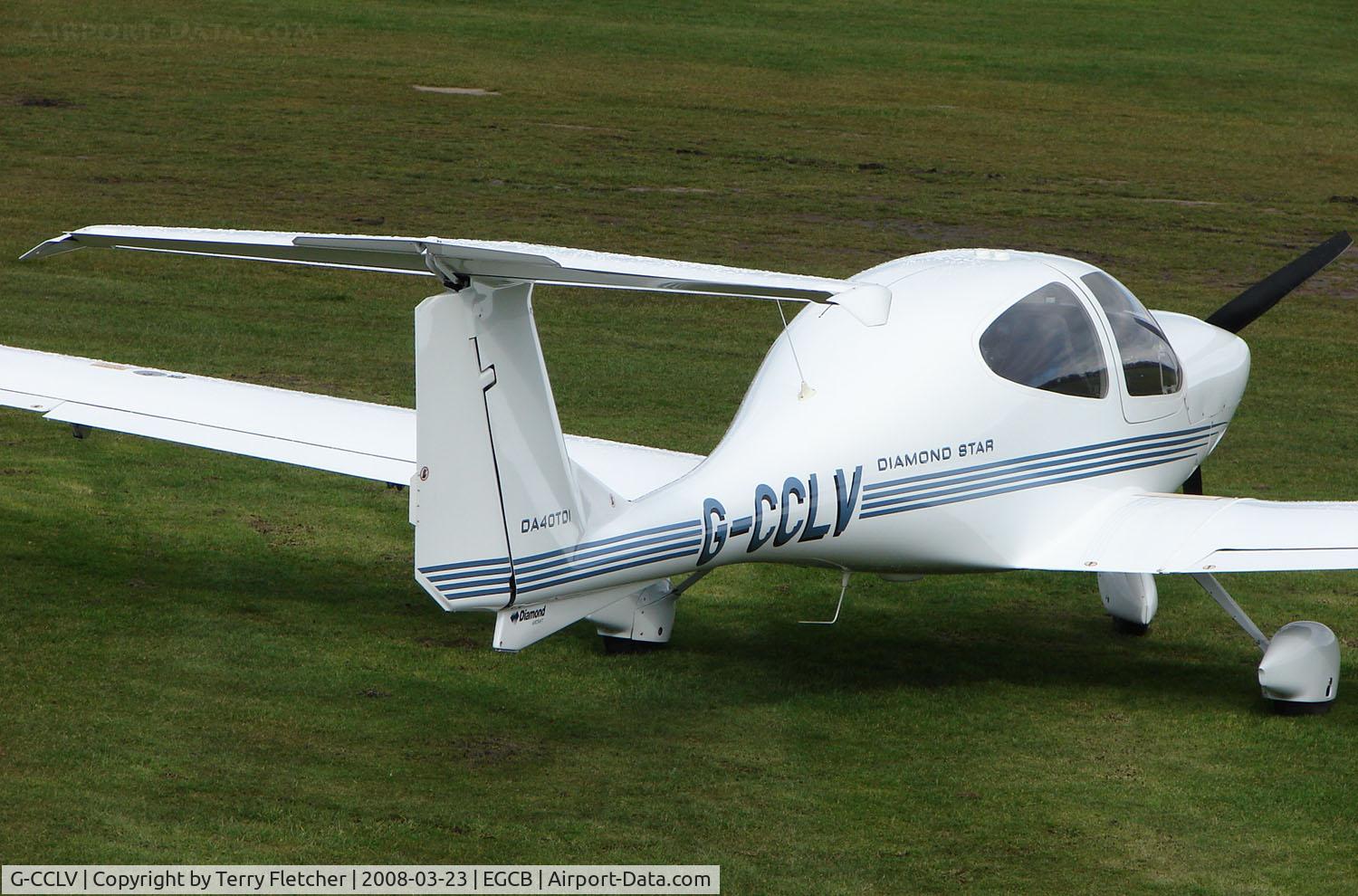 G-CCLV, 2003 Diamond DA-40D Diamond Star C/N D4.052, Diamond Star at Manchester Barton