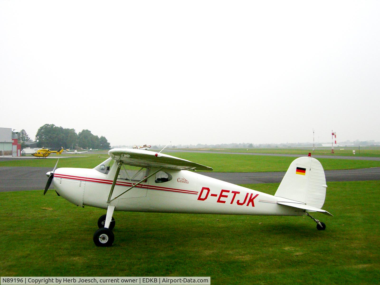 N89196, Cessna 140 C/N 8216, D-ETJK, ex G-BYSE, ex NC89196