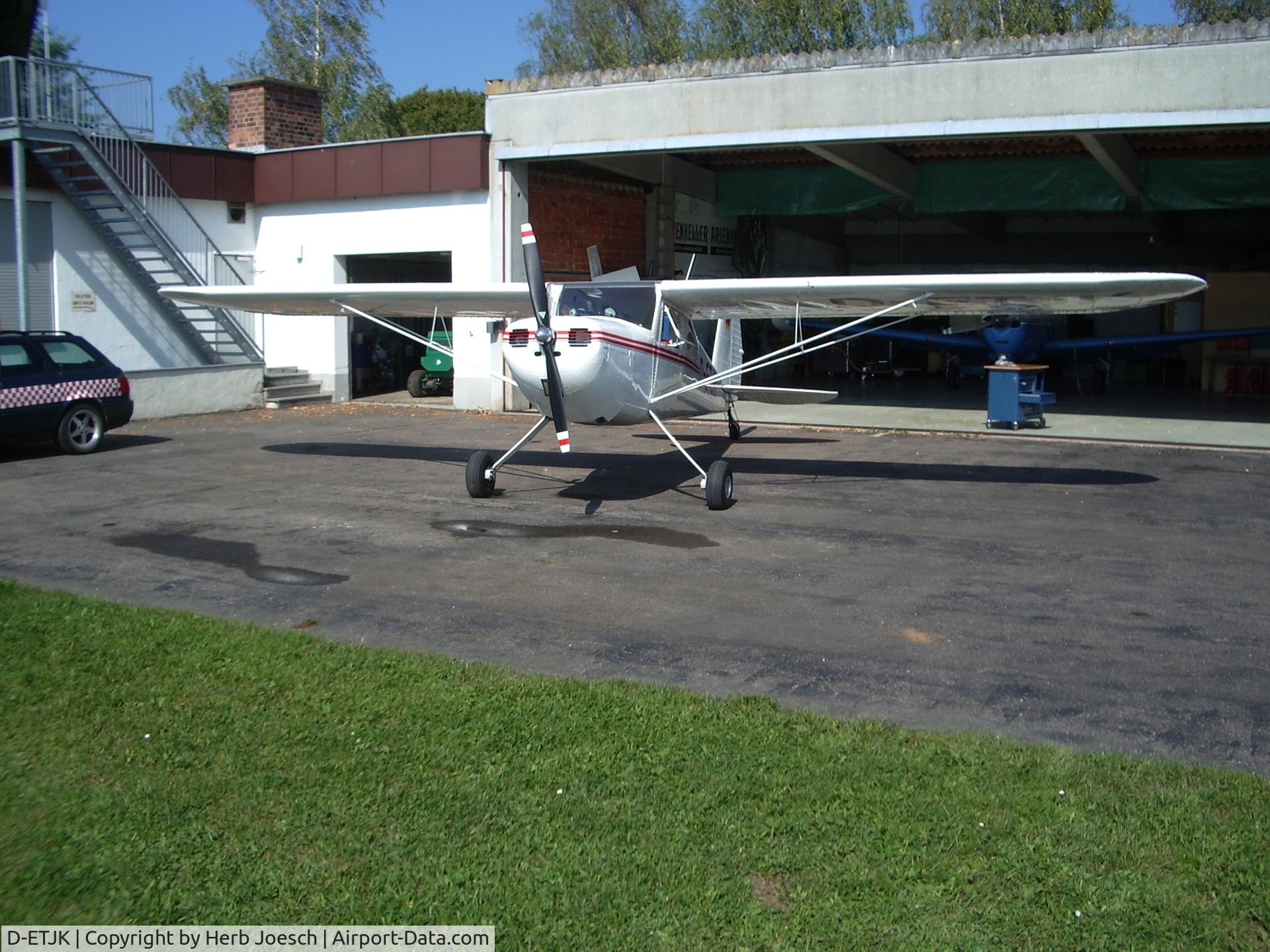 D-ETJK, 1946 Cessna 140 C/N 8216, Picture taken at Neuburg Airfield in Bavaria the day we bought her