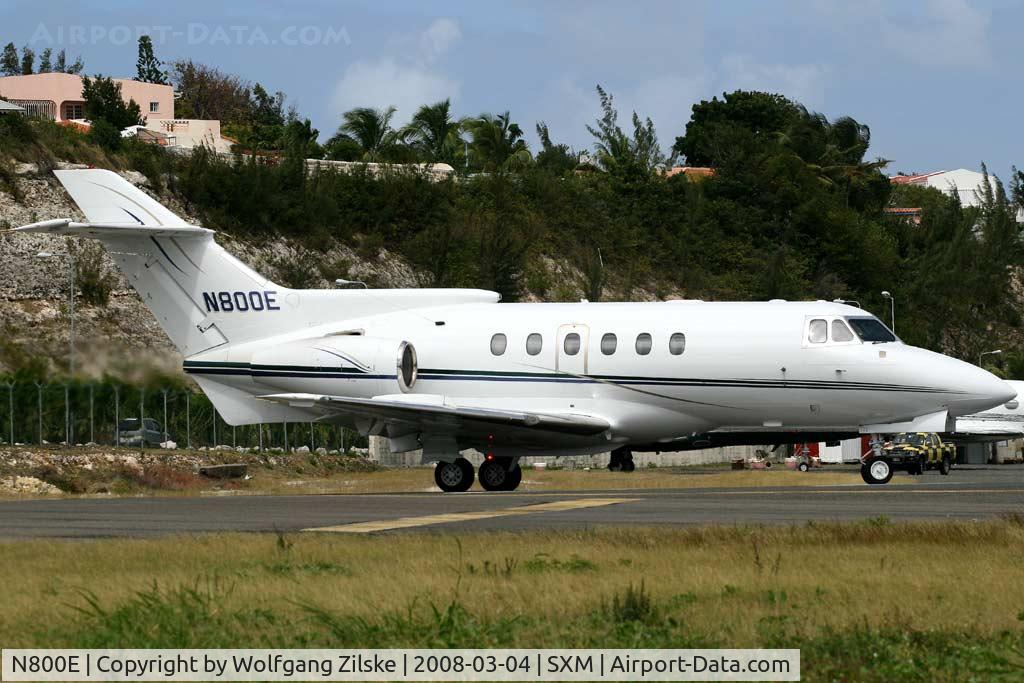 N800E, 1978 Hawker Siddeley HS.125 Series 700A C/N 257045, visitor