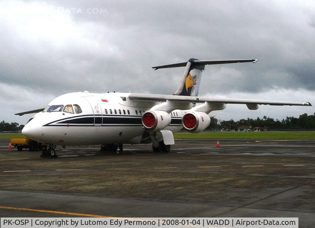 PK-OSP, 1990 British Aerospace BAe.146-100 C/N E1124, Visitor