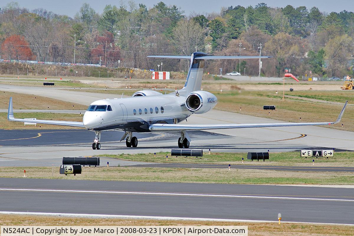 N524AC, 2002 Gulfstream Aerospace G-V C/N 686, @PDK