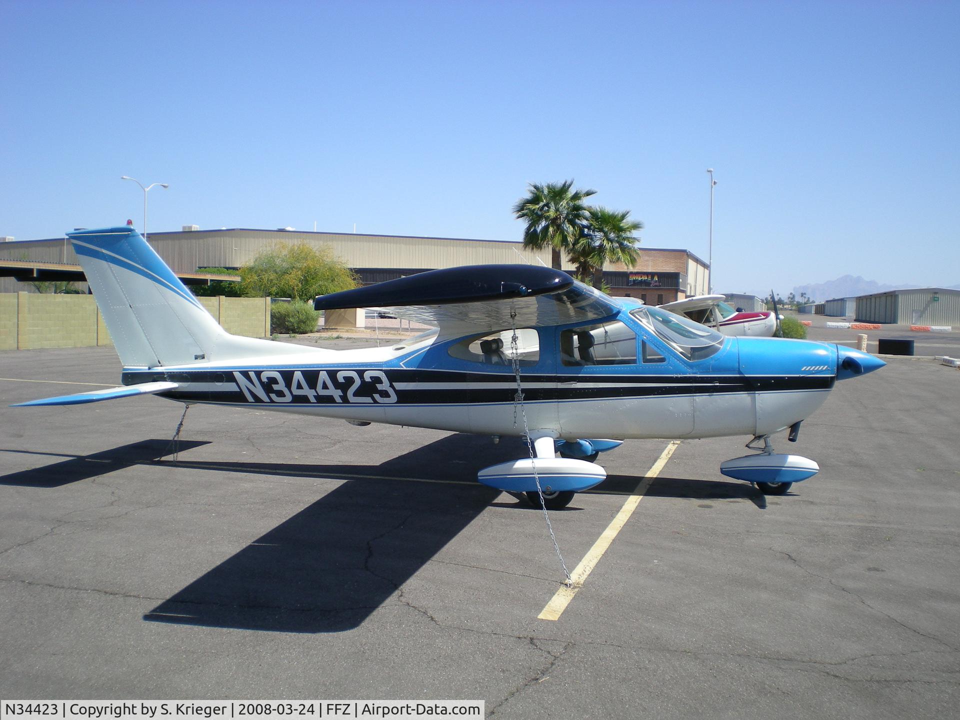 N34423, 1972 Cessna 177B Cardinal C/N 17701795, 177 Cardinal