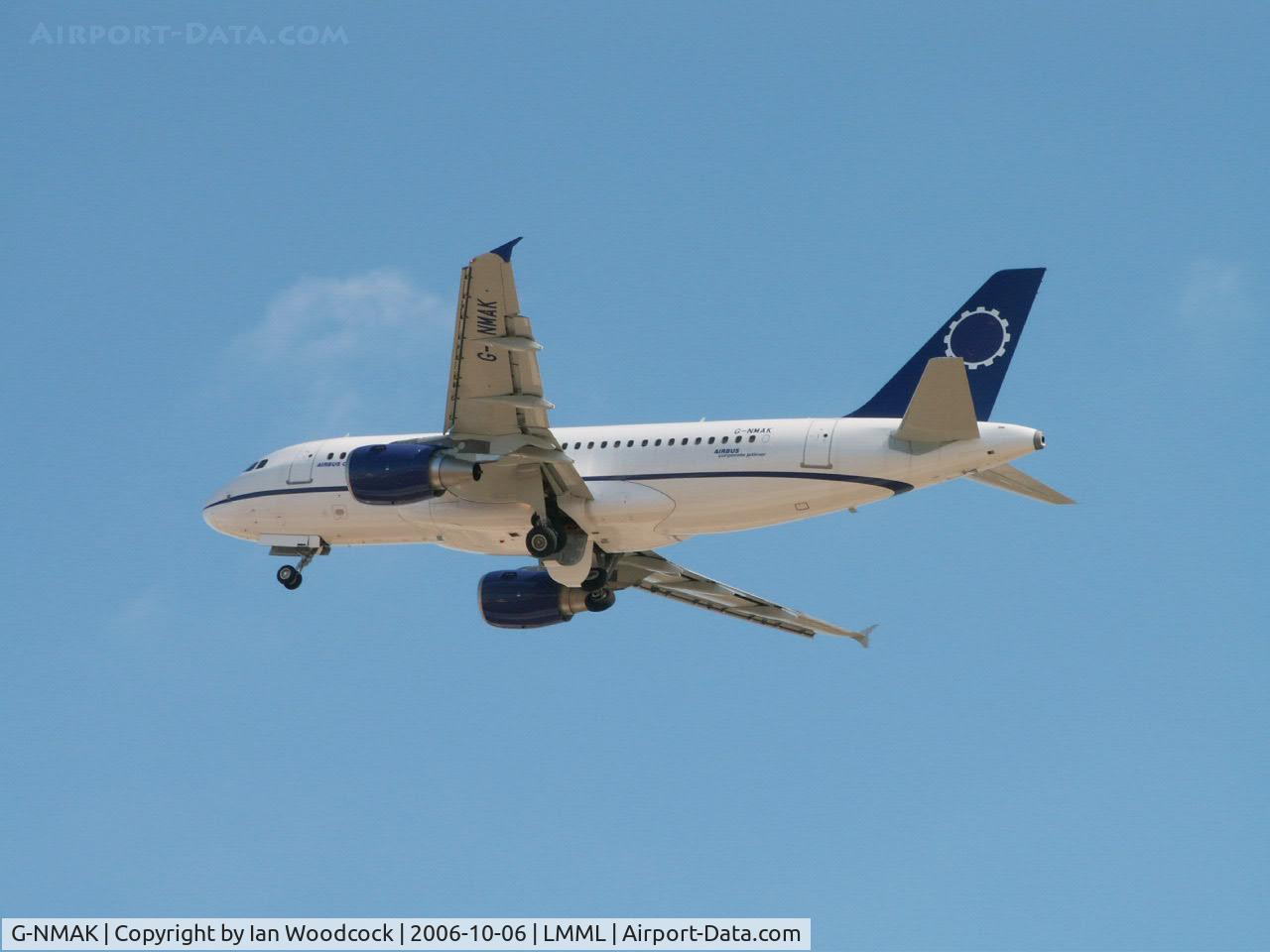 G-NMAK, 2005 Airbus A319-115 C/N 2550, Airbus A3119-115/Operated by Twinjet Aircraft/Luqa,Malta