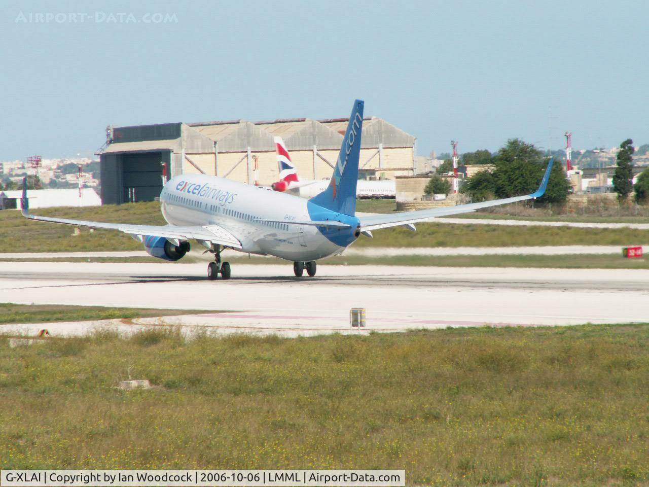 G-XLAI, 2006 Boeing 737-8Q8 C/N 30702, Boeing 737-8Q8/Excel Airways/Luqa,Malta