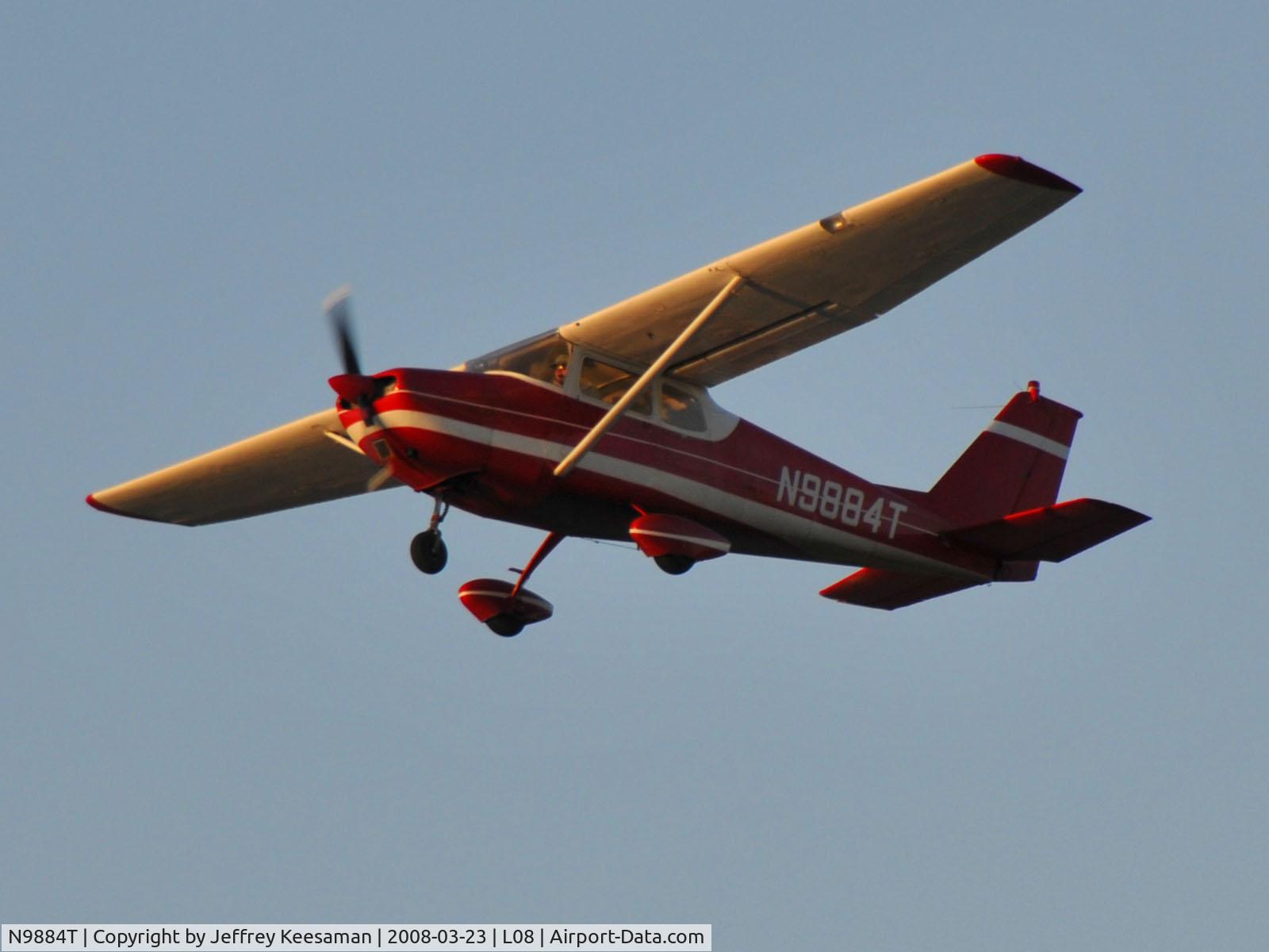 N9884T, 1960 Cessna 172A C/N 47684, Departure Climbing Photo