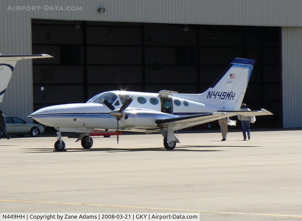 N449HH, Cessna 421C Golden Eagle C/N 421C0333, At Arlington Municipal