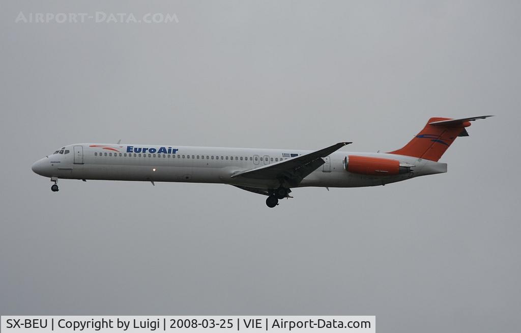 SX-BEU, 1989 McDonnell Douglas MD-83 (DC-9-83) C/N 49848, Euro Air MD80