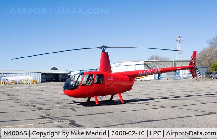 N400AS, 2007 Robinson R44 II C/N 12074, Parked at Lompoc Airport