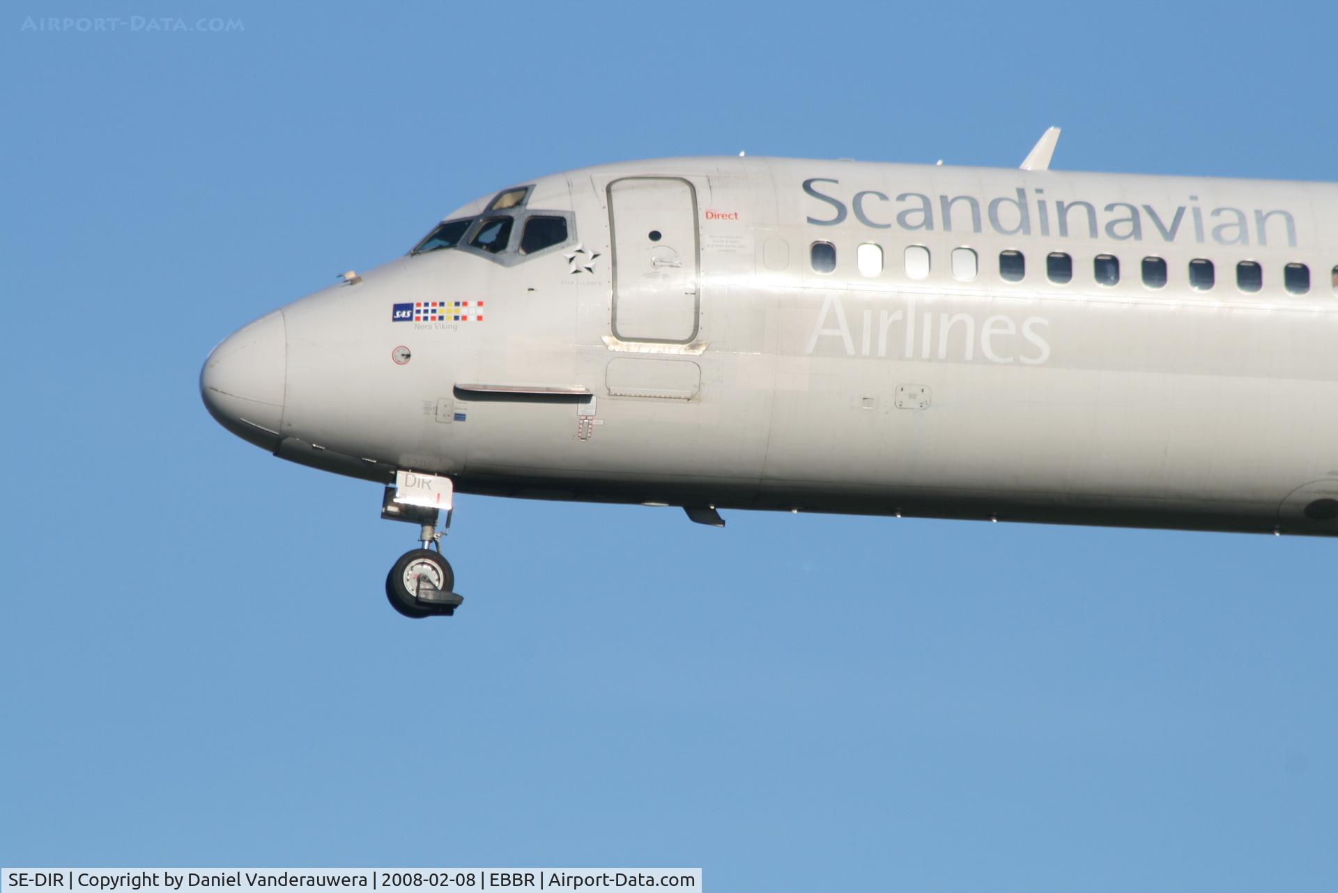 SE-DIR, 1991 McDonnell Douglas MD-82 (DC-9-82) C/N 53004, arrival of 
