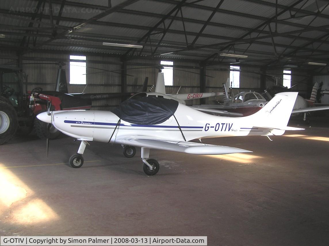 G-OTIV, 2007 Aerospool WT-9 Dynamic C/N DY194/2007, WT9 Dynamic in the hangar at Bagby