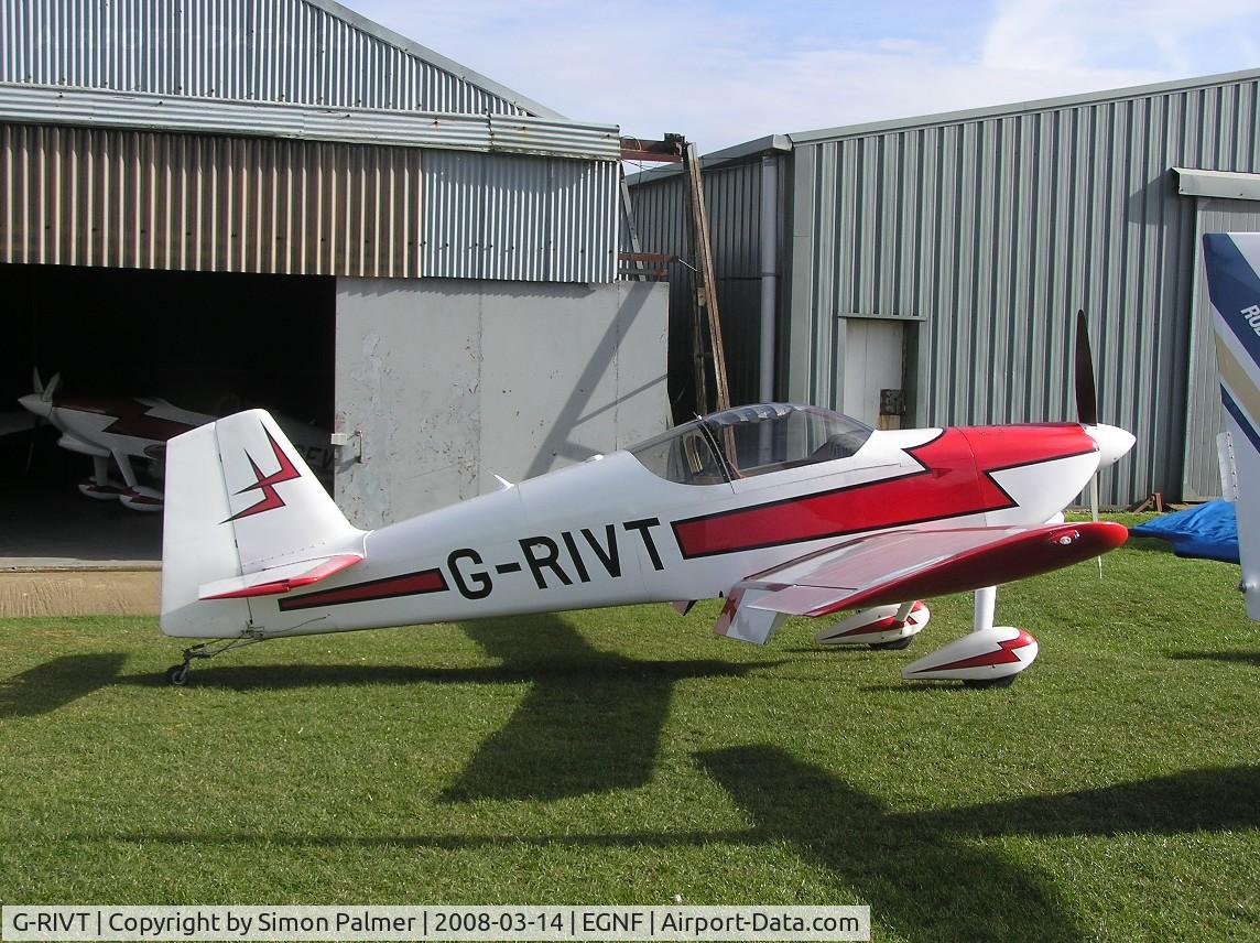 G-RIVT, 1996 Vans RV-6 C/N PFA 181-12743, Van's RV-6 in the Spring sunshine at Netherthorpe