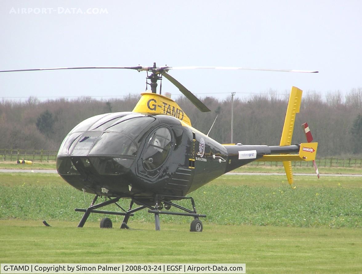 G-TAMD, 2005 Schweizer 269D C/N 0056A, Schweizer helicopter seen at Conington