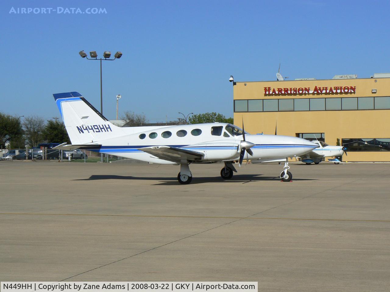 N449HH, Cessna 421C Golden Eagle C/N 421C0333, At Arlington Municipal
