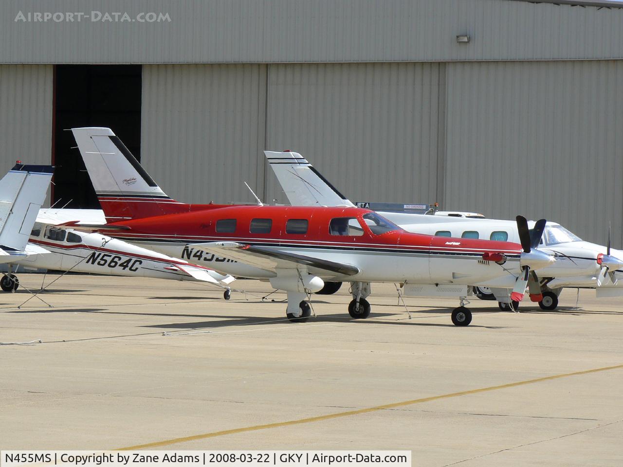 N455MS, 1995 Piper PA-46-350P Malibu Mirage C/N 4622199, At Arlington Municipal