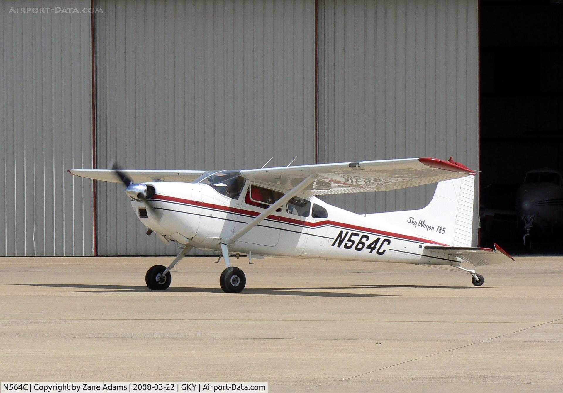 N564C, 1964 Cessna 185C Skywagon C/N 185-0656, At Arlington Municipal