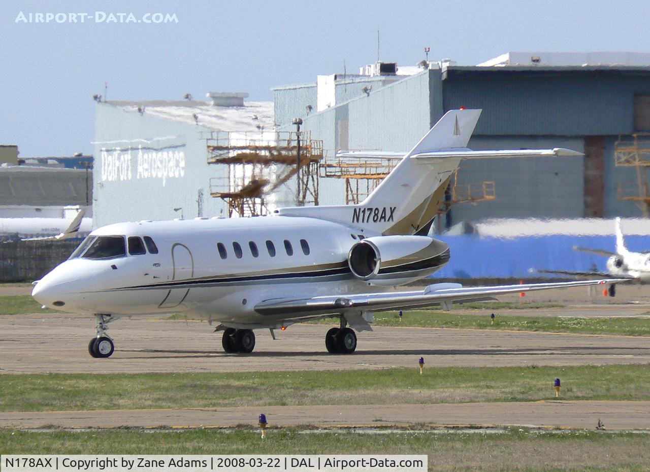 N178AX, 1989 British Aerospace BAe.125 Series 800A C/N 258178, At Love Field - Dallas
