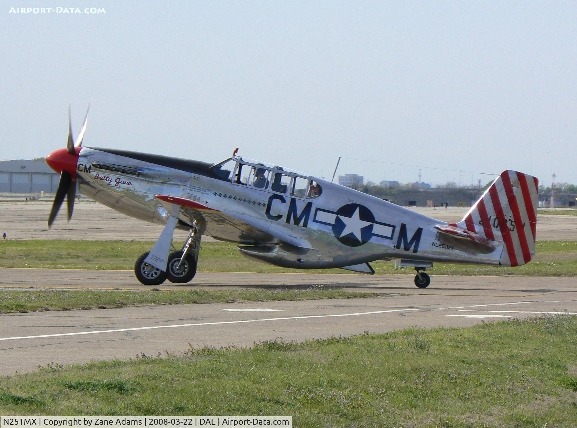 N251MX, 1943 North American P-51C-10 Mustang C/N 103-22730, Sexy Betty Jane! - Collings Foundation Flight Training