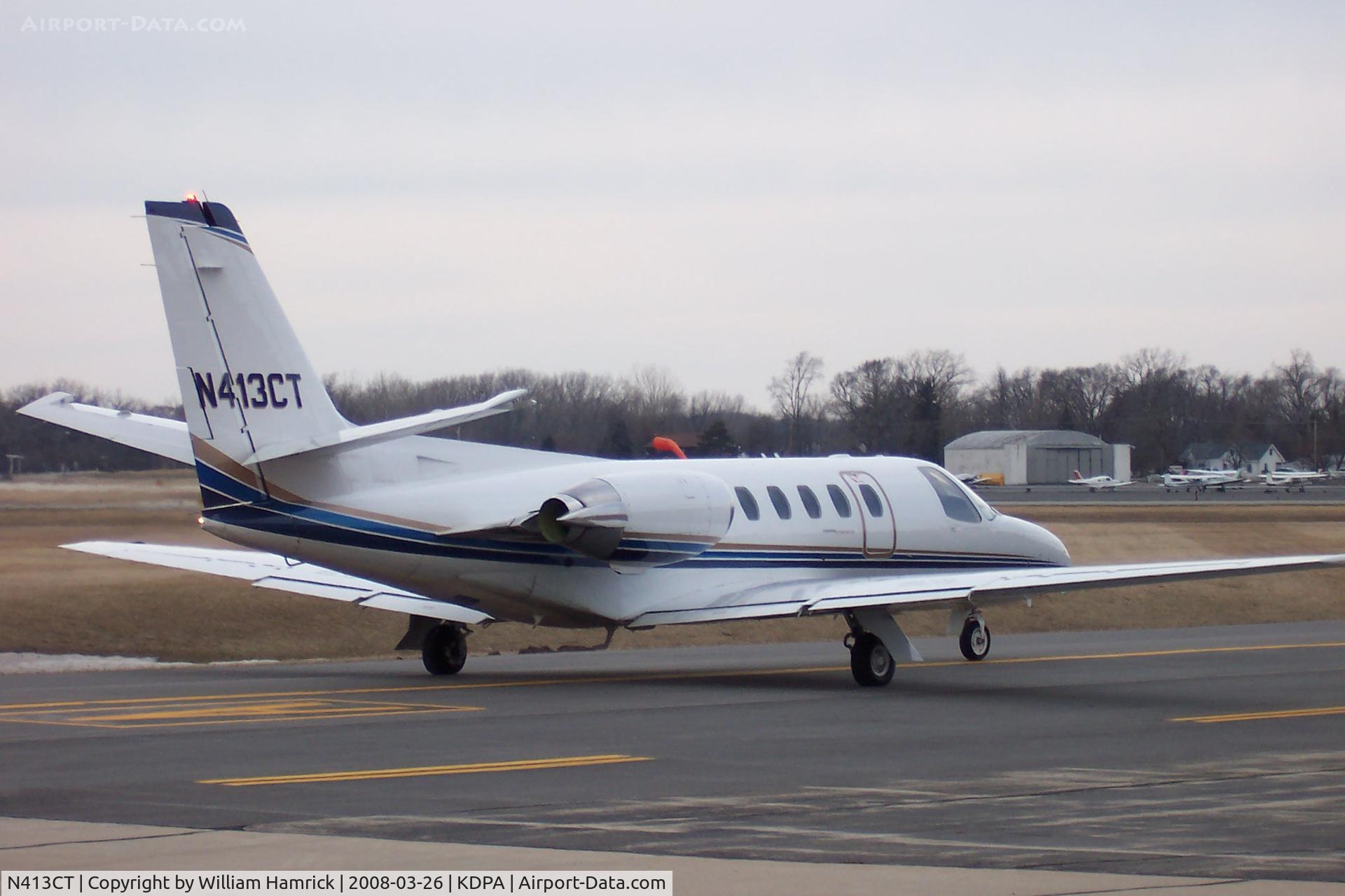 N413CT, 1985 Cessna S550 Citation IIS C/N S550-0017, Taken out side of The Pilot Shop