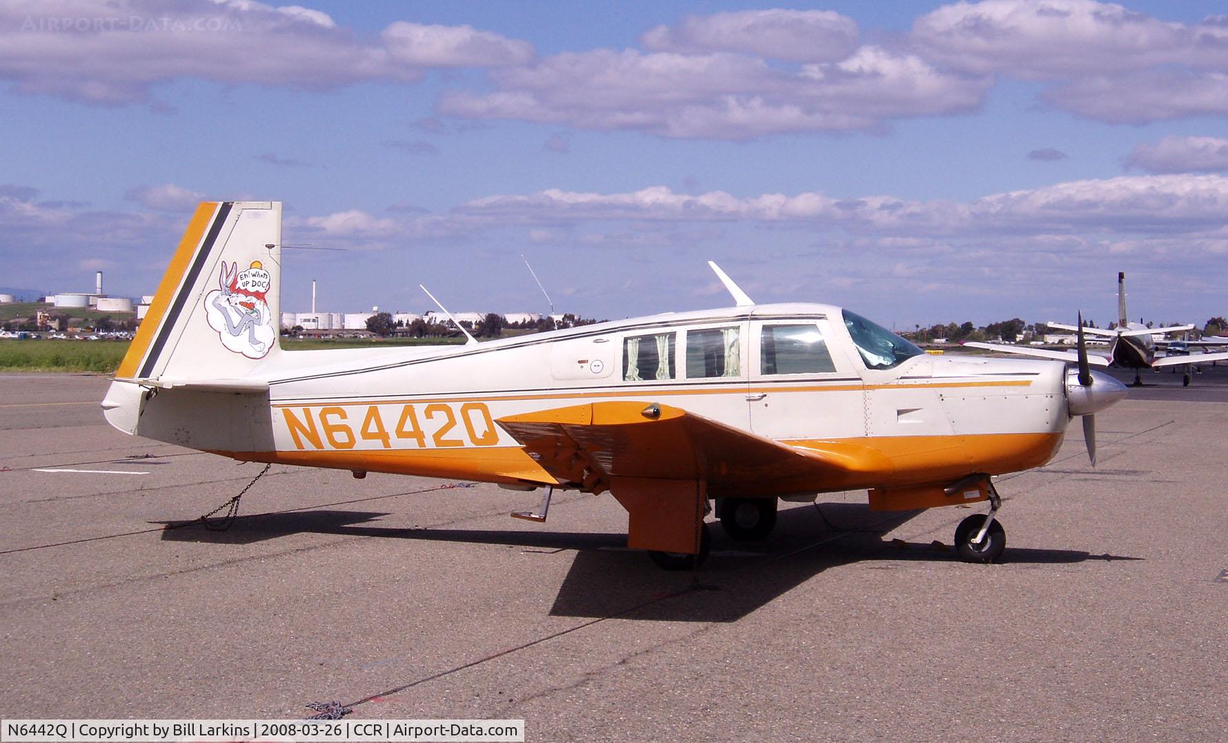 N6442Q, 1967 Mooney M20F Executive C/N 670521, Visitor from Oregon