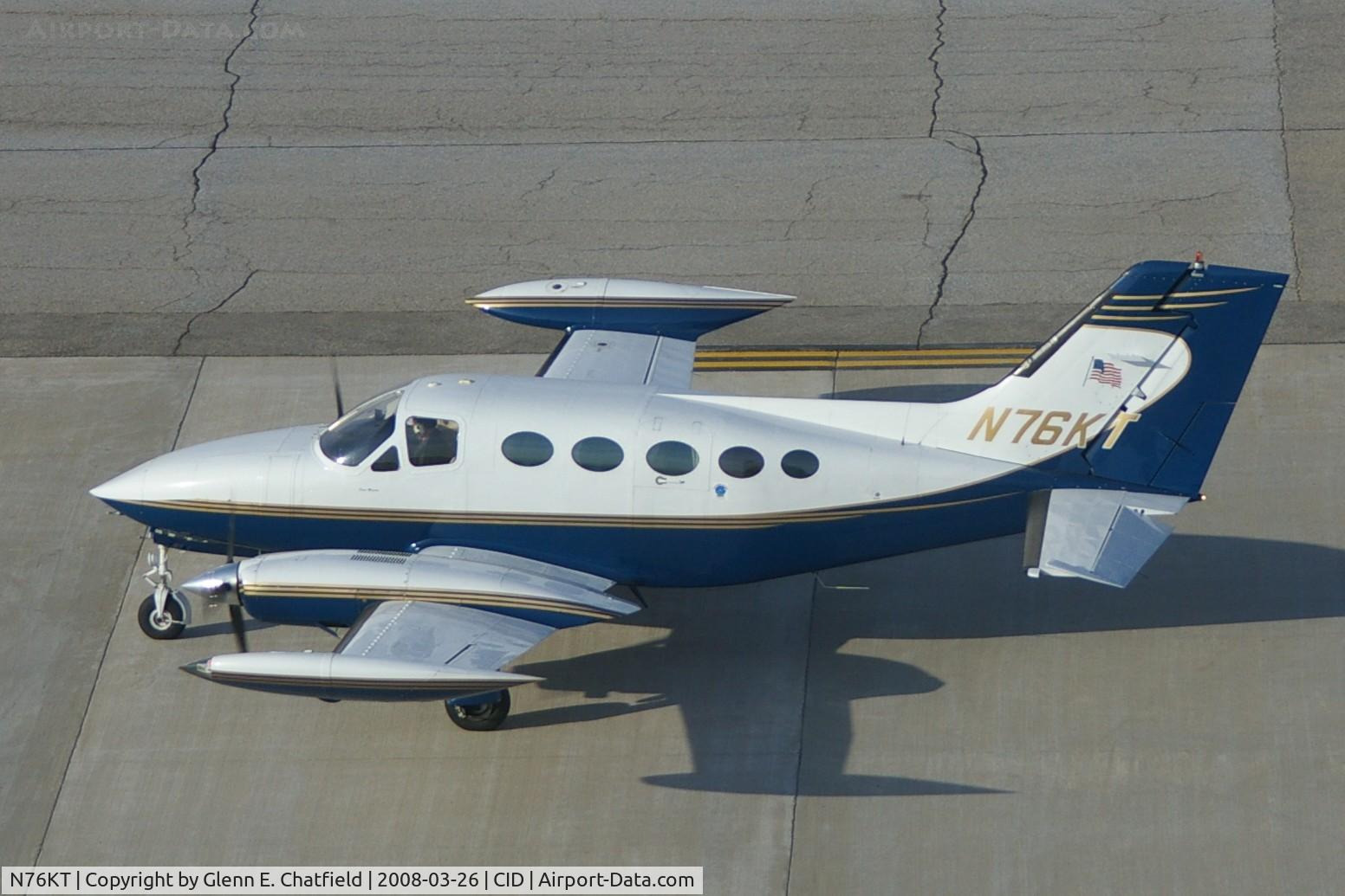 N76KT, 1974 Cessna 414 Chancellor C/N 414-0508, Taxiing out for departure past the control tower