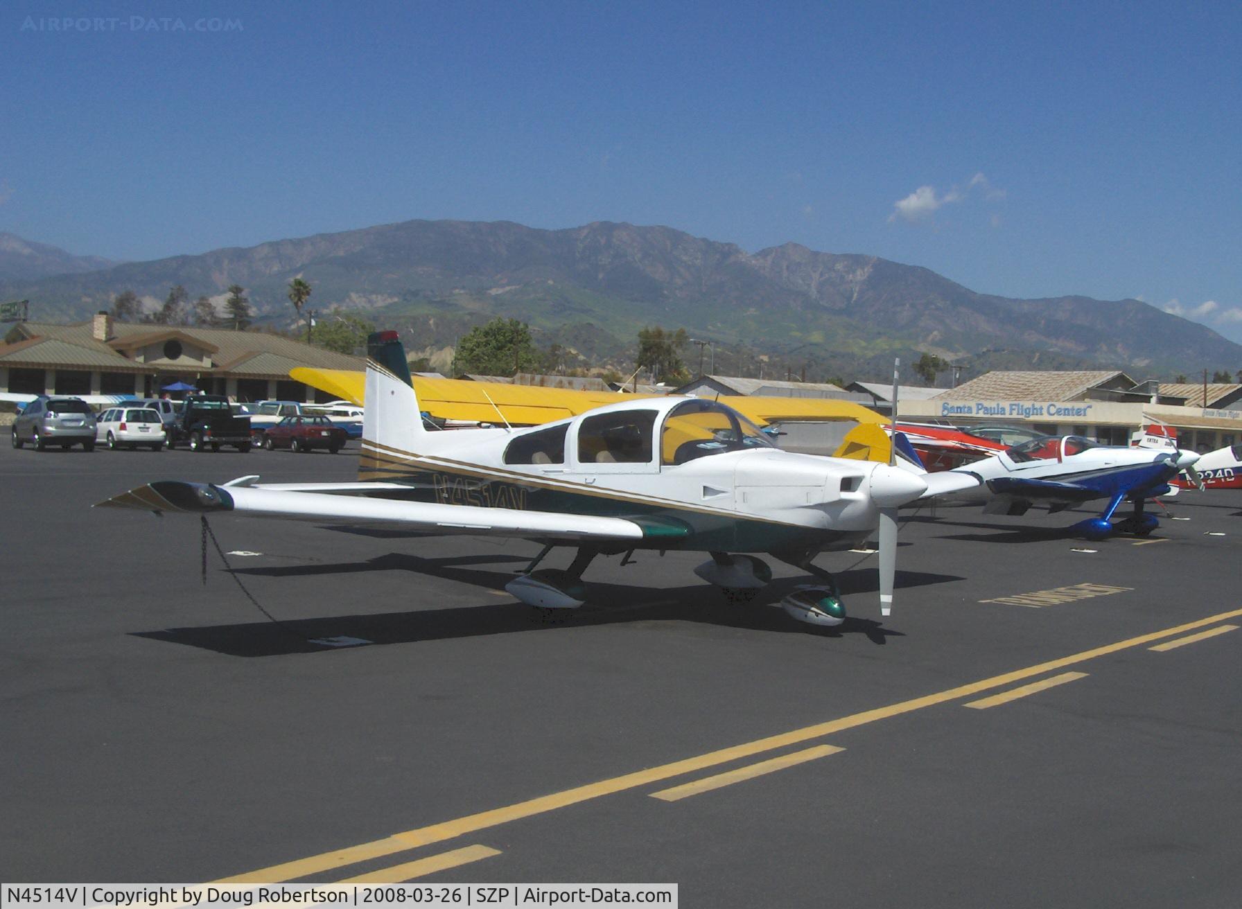 N4514V, 1978 Gulfstream American Corp AA-5B C/N AA5B1005, 1978 Gulfstream American AA-5B TIGER, Lycoming O&VO-360 180 Hp