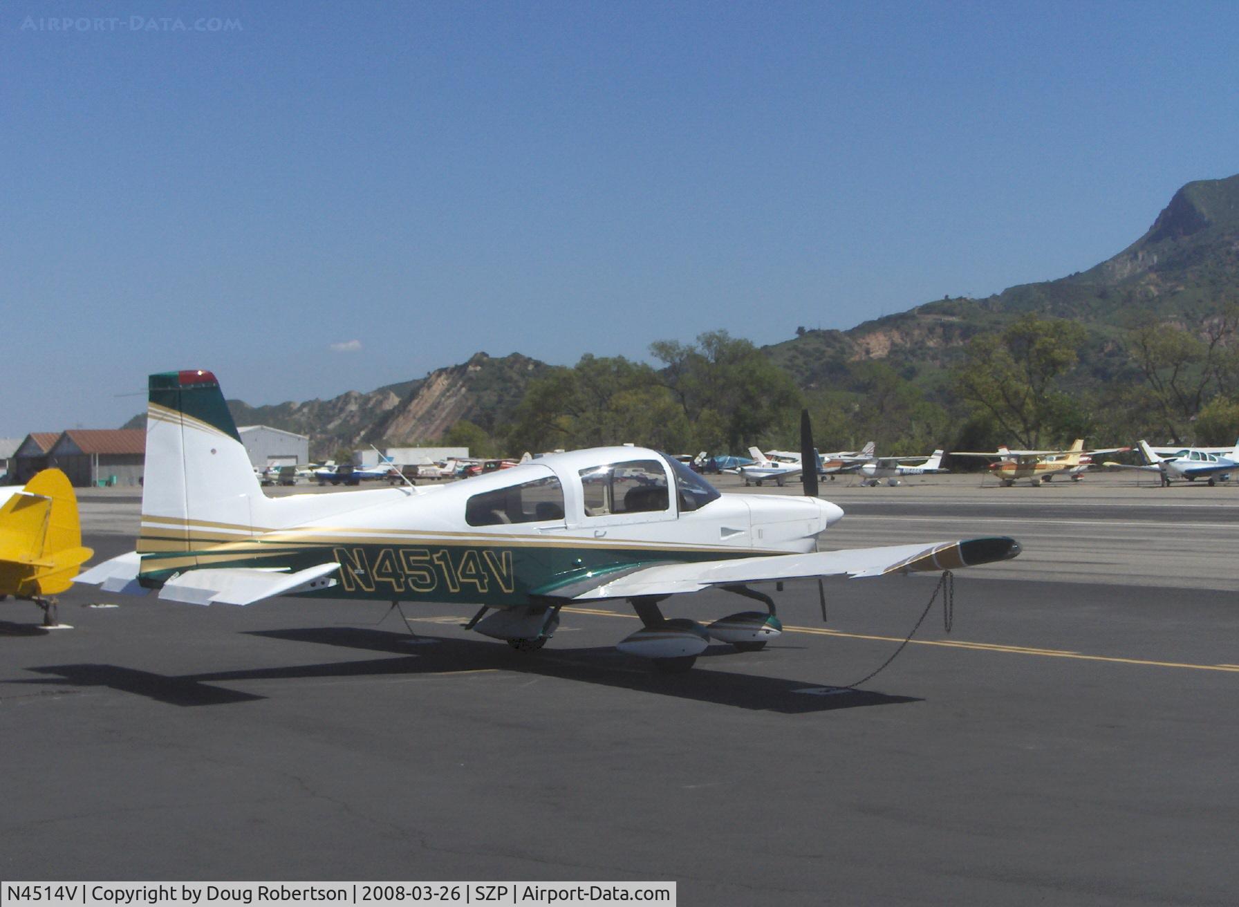 N4514V, 1978 Gulfstream American Corp AA-5B C/N AA5B1005, 1978 Gulfstream American AA-5B TIGER, Lycoming O&VO-360 180 Hp