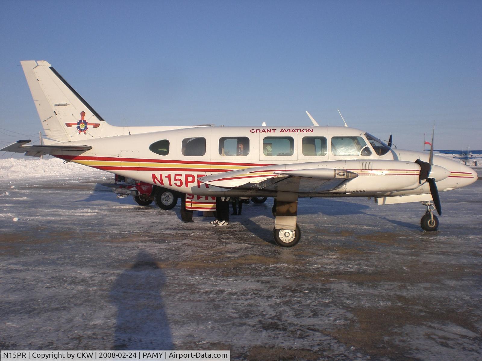 N15PR, 1983 Piper PA-31-350 Chieftain C/N 31-8352011, N15PR, was pen air, now grant aviation