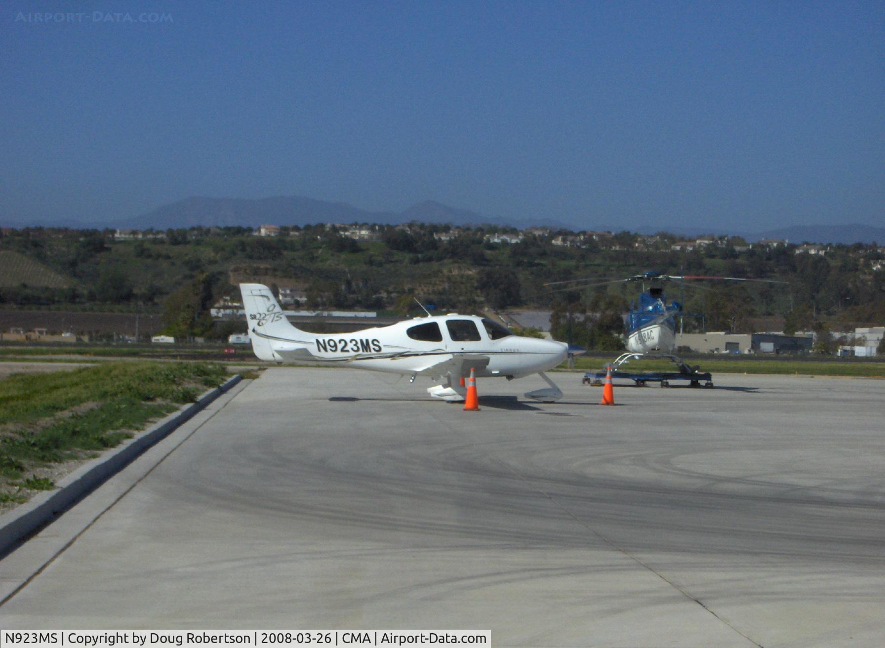 N923MS, 2005 Cirrus SR22 C/N 1743, 2005 Cirrus SR22 GTS, Continental IO-550-N 310 Hp