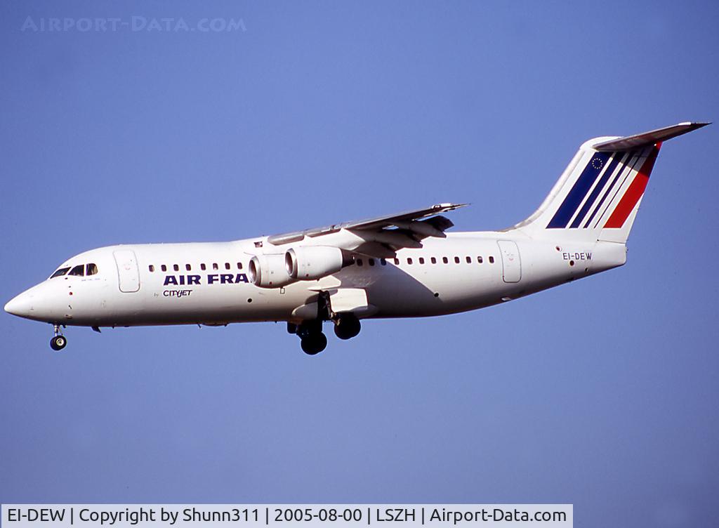 EI-DEW, 1989 British Aerospace BAe.146-300 C/N E3142, Landing rwy 14