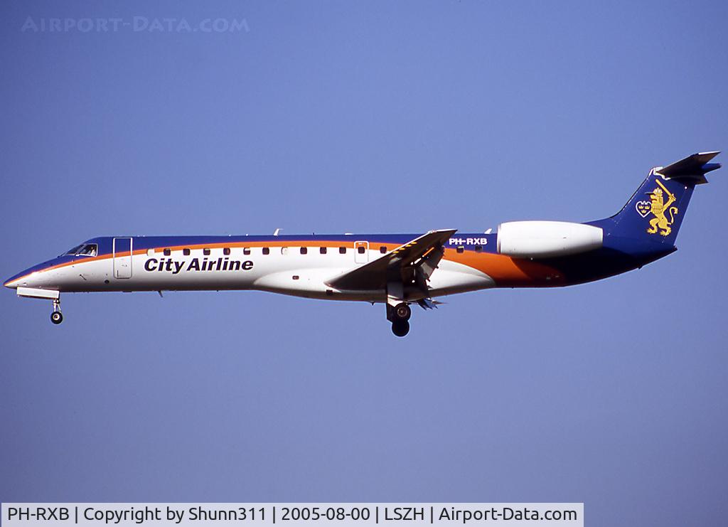 PH-RXB, 2000 Embraer ERJ-145MP (EMB-145MP) C/N 145320, Landing rwy 14