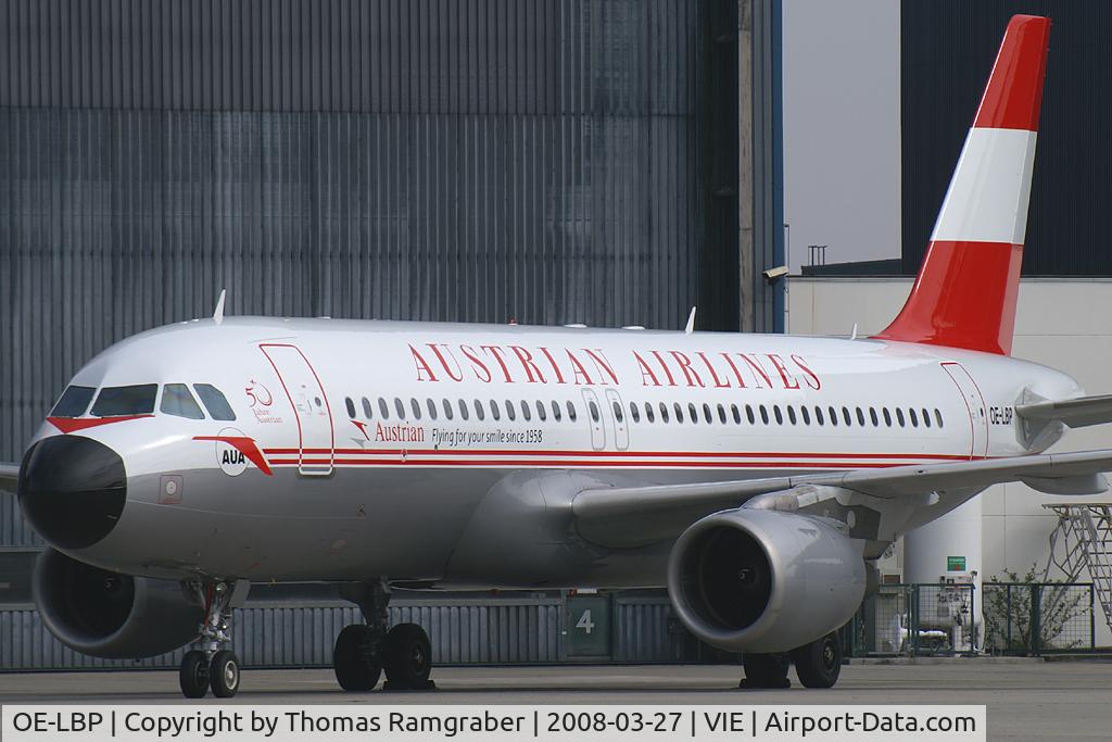 OE-LBP, 1998 Airbus A320-214 C/N 797, Austrian Airlines Airbus A320