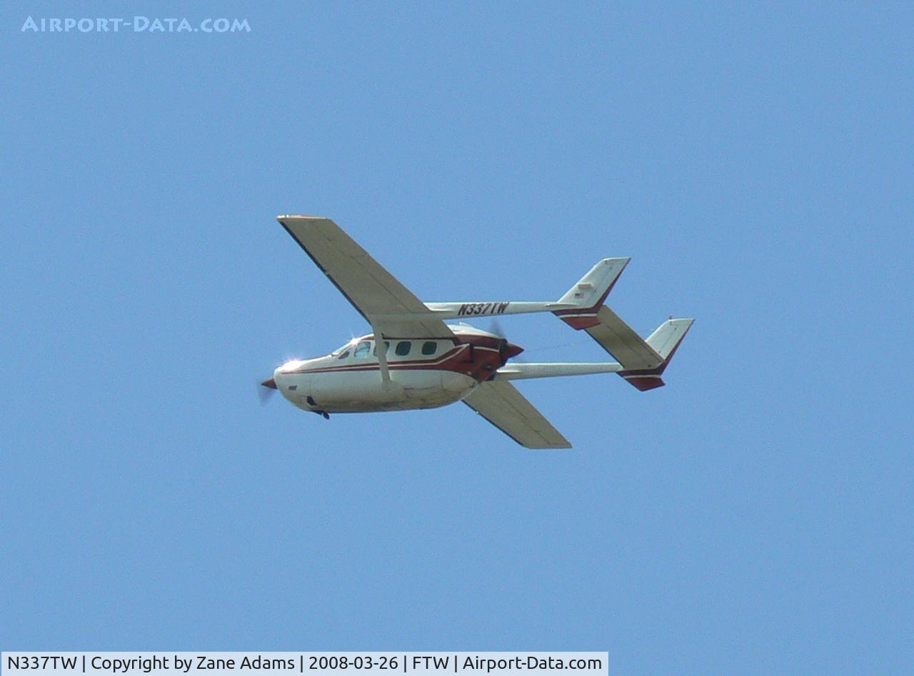N337TW, 1977 Cessna P337H C/N P3370295, Departing Meacham Field